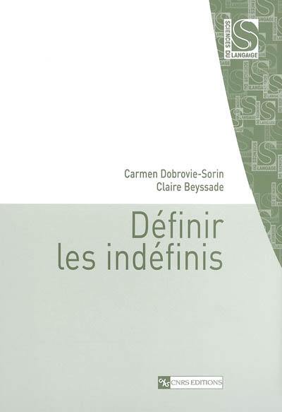 Définir les indéfinis