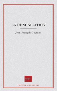 La dénonciation