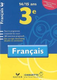 Français 3e, 14-15 ans