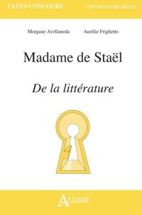 Madame de Staël, De la littérature