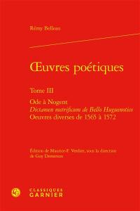 Oeuvres poétiques. Vol. 3