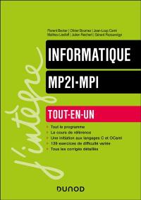 Informatique MP2I, MPI : tout-en-un