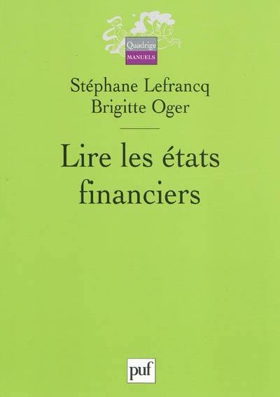 Lire les états financiers