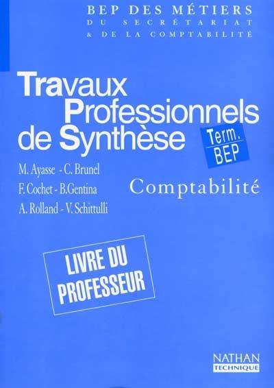 Travaux professionnels de synthèse, BEP comptabilité terminale