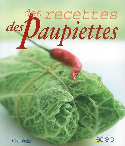 Des recettes des paupiettes