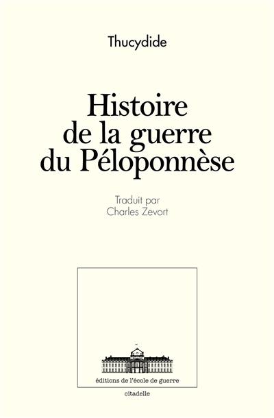 Histoire de la guerre du Péloponnèse