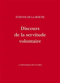 Discours de la servitude volontaire