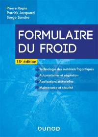 Formulaire du froid