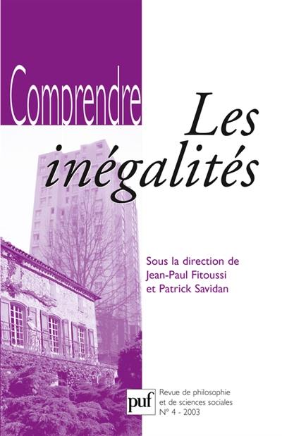 Comprendre, n° 4 (2003). Les inégalités