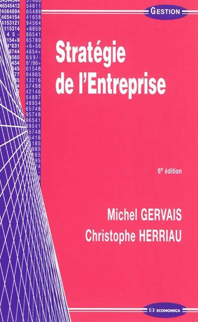 Stratégie de l'entreprise