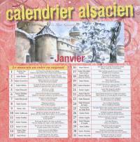 Calendrier alsacien