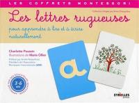 Les lettres rugueuses : 26 lettres à toucher, 26 cartes à associer : pour apprendre à lire et à écrire naturellement, 3-6 ans