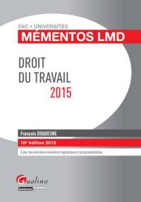 Droit du travail 2015