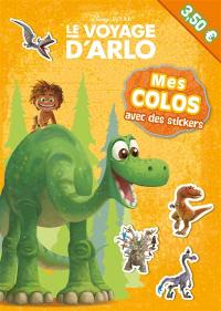 Le voyage d'Arlo : mes colos avec des stickers