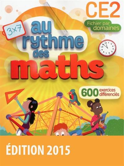 Maths CE2 : fichier par domaines