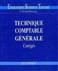 Technique comptable générale : corrigés