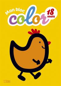 Mon bloc color 18 mois : la poule