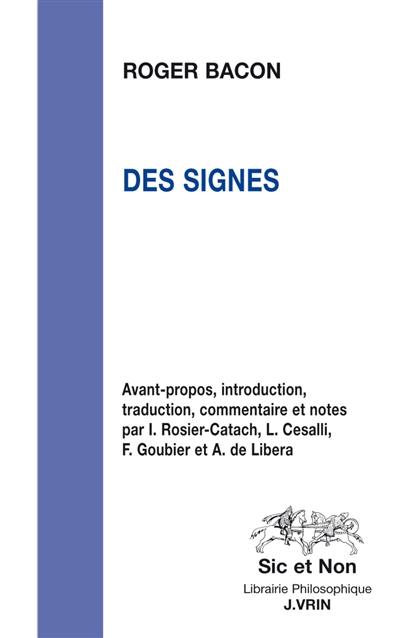 Des signes