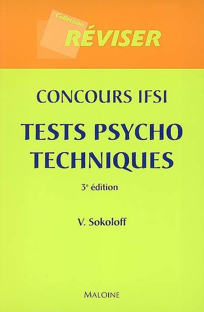 Concours IFSI, tests psychotechniques