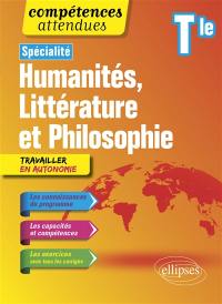 Spécialité humanités, littérature et philosophie terminale