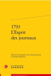 1793, l'esprit des journaux