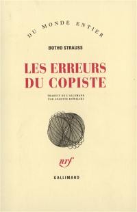 Les erreurs du copiste