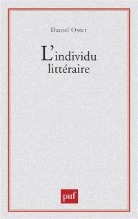 L'individu littéraire