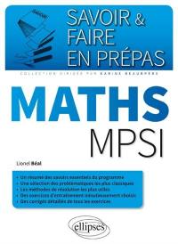 Maths MPSI