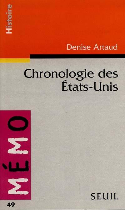 Chronologie des Etats-Unis