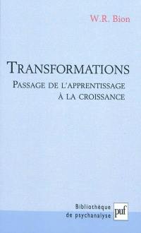 Transformations : passage de l'apprentissage à la croissance