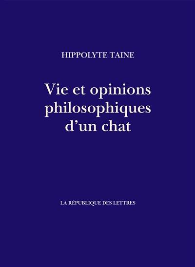 Vie et opinions philosophiques d'un chat