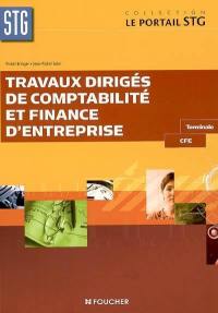 Travaux dirigés de comptabilité et finance d'entreprise terminale STG CFE