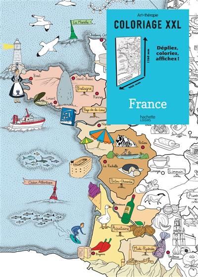 Coloriage XXL : France