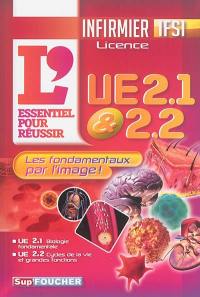 L'essentiel pour réussir UE 2.1 & 2.2 : les fondamentaux par l'image ! : infirmier IFSI, licence