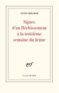 Signes d'un fléchissement à la troisième semaine du jeûne