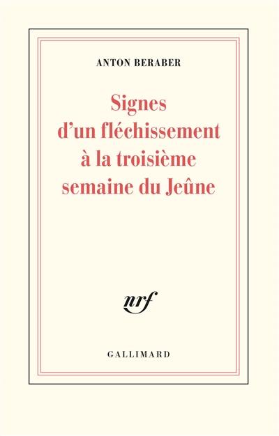 Signes d'un fléchissement à la troisième semaine du jeûne