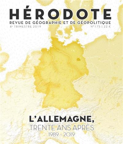 Hérodote, n° 175. L'Allemagne, trente ans après : 1989-2019