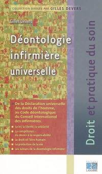 Déontologie infirmière universelle : de la Déclaration universelle des droits de l'homme au code déontologique du Conseil international des infirmières