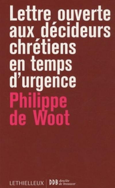 Lettre ouverte aux décideurs chrétiens en temps d'urgence : fragments de sagesse pour dirigeants d'entreprise