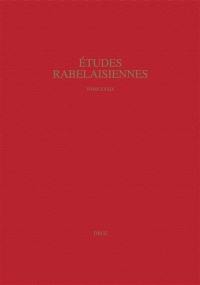 Etudes rabelaisiennes. Vol. 39