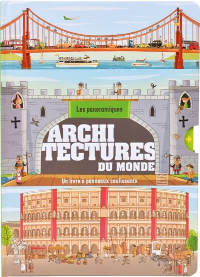 Architectures du monde : un livre à panneaux coulissants