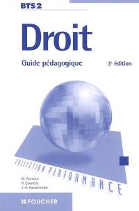 Droit BTS : guide pédagogique