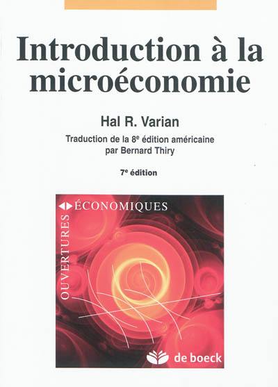 Introduction à la microéconomie