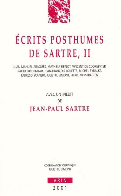 Ecrits posthumes de Sartre. Vol. 2