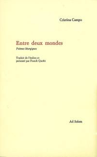 Entre deux mondes : poèmes liturgiques. Note sur la liturgie