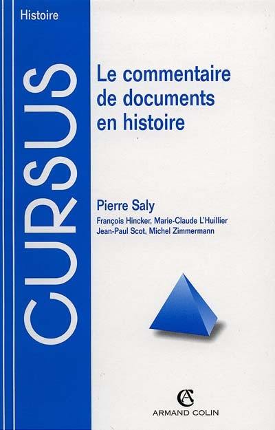 Le commentaire de documents en histoire