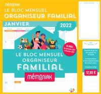 Le bloc organiseur mensuel 2021-2022