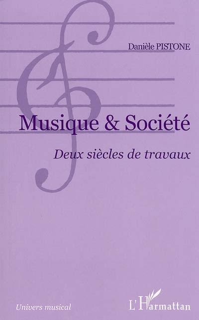 Musique et société : deux siècles de travaux