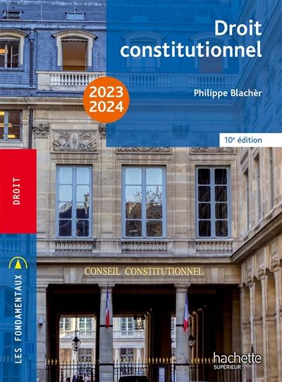 Droit constitutionnel : 2023-2024