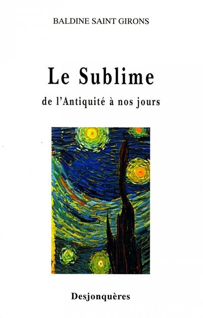 Le sublime, de l'Antiquité à nos jours